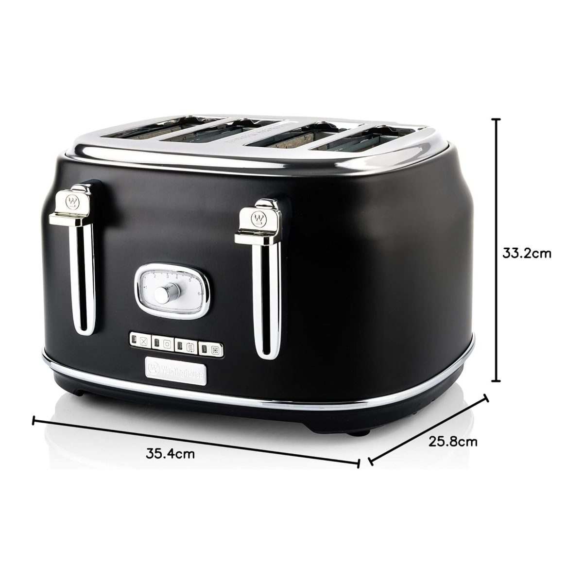 Westinghouse 4 Slice Retro Toaster