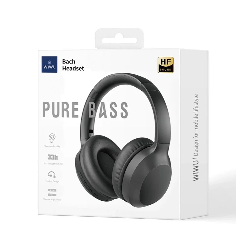 Wiwu Wireless Bluetooth Headphone Stereo Bach Headset Td-01