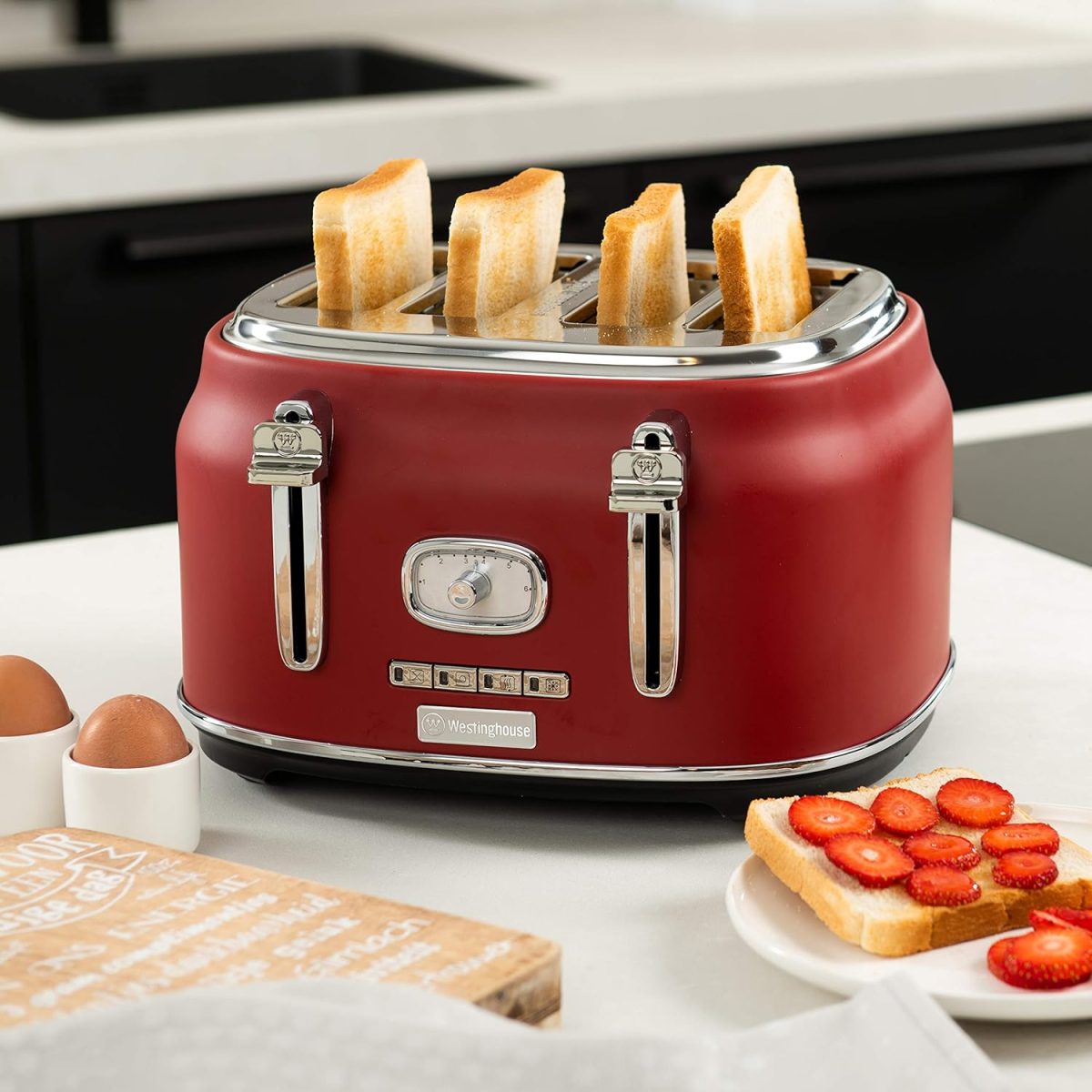 Westinghouse 4 Slice Retro Toaster