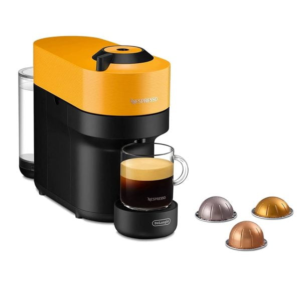 Nespresso Vertuo POP Mango Yellow Coffee Machine - Delonghi