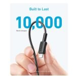 Anker 322 USB-C to Lightning Cable Black (6ft Braided) 1.8m - A81B6H11