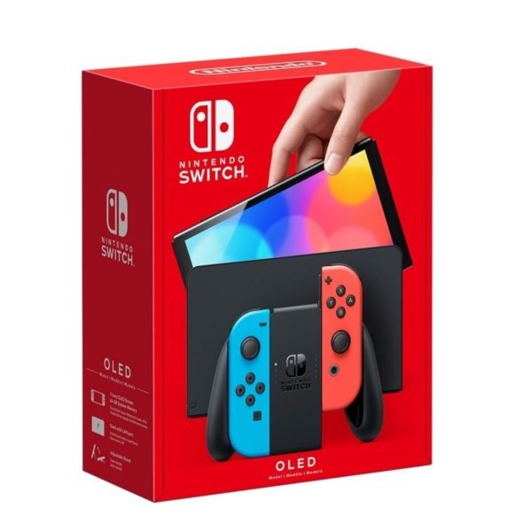 Nintendo Switch – OLED Neon Red & Neon Blue UAE Version