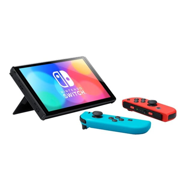 Nintendo Switch – Oled Neon Red &Amp; Neon Blue Uae Version