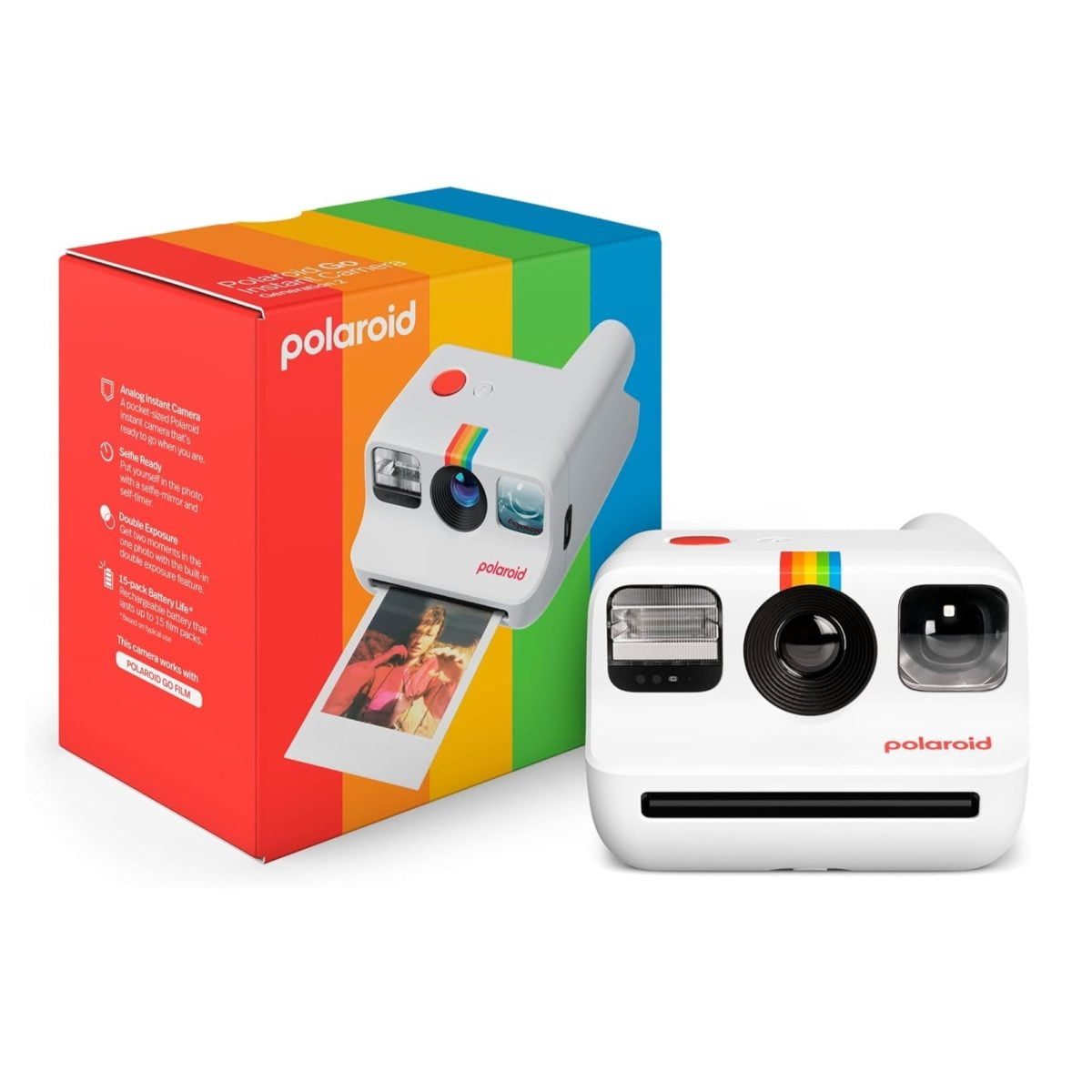 Polaroid Go Generation 2 - Mini Instant Film Camera - White (9097) - Only Compatible With Go Film