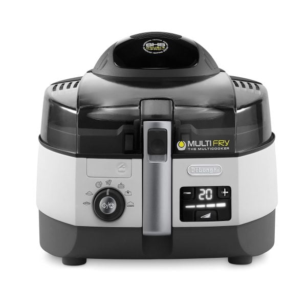 De'Longhi Multifry Extra Chef Low Oil Fryer Multicooker, FH1394, - Black