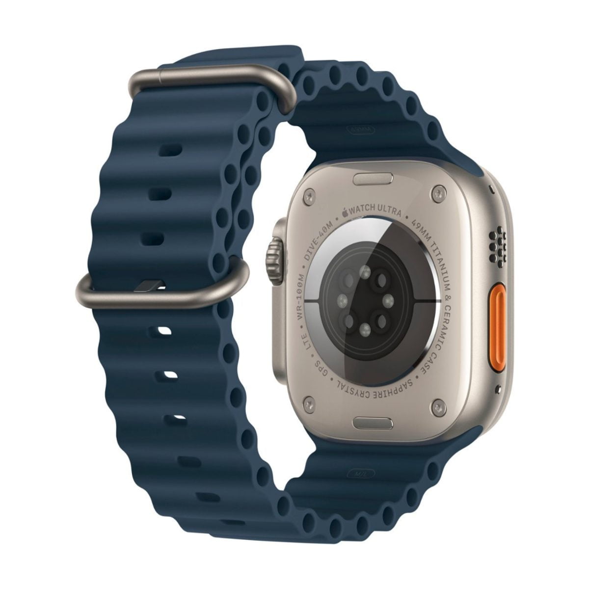 Apple Watch Ultra 2 Gps + Cellular 49Mm Titanium Case With Blue Ocean Band - Titanium Mreg3