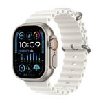 Apple Watch Ultra 2 GPS + Cellular 49mm Titanium Case with White Ocean Band - Titanium MREJ3
