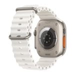 Apple Watch Ultra 2 GPS + Cellular 49mm Titanium Case with White Ocean Band - Titanium MREJ3