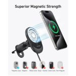 Anker MagGo Wireless Car Charger (Pad, Built-In USB-C Cable) with car adapter - B2932111