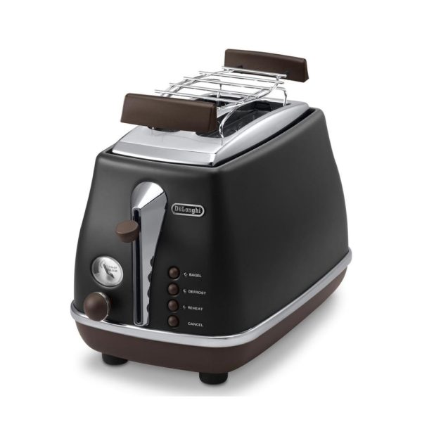 De'Longhi CTOV2103.BK Icona Vintage 2 Slice Toaster