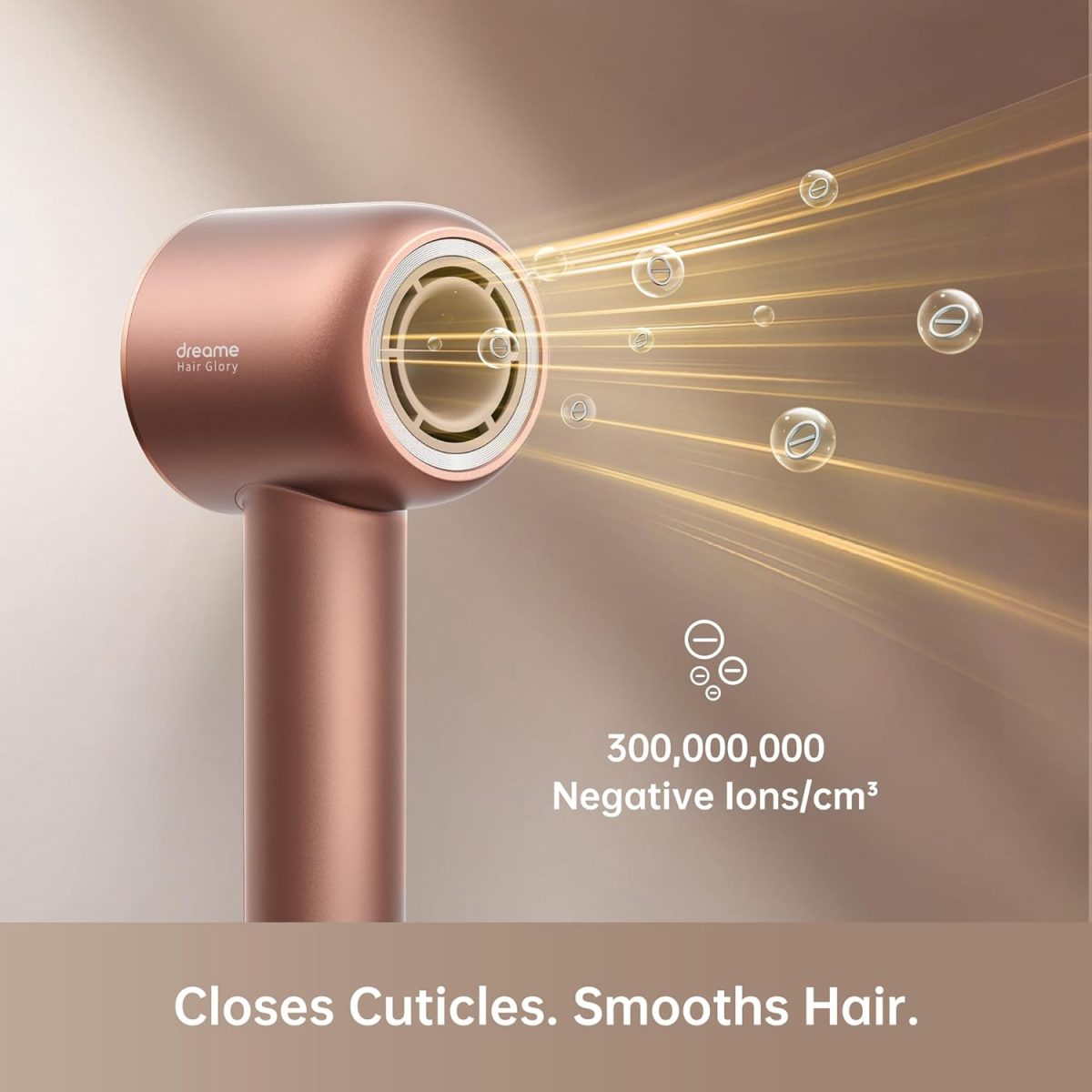 Dreame Hair Glory Hair Dryer Rose Gold - Ahd6A-Rs