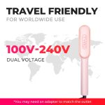 TYMO Ring Hair Straightening Brush HC100R - Pink
