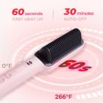 TYMO Ring Hair Straightening Brush HC100R - Pink