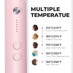 TYMO Ring Hair Straightening Brush HC100R - Pink