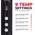TYMO Ring Plus Hair Straightener with Built-in Comb HC103 - Black
