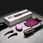 TYMO Ring Plus Hair Straightener with Built-in Comb HC103 - Black