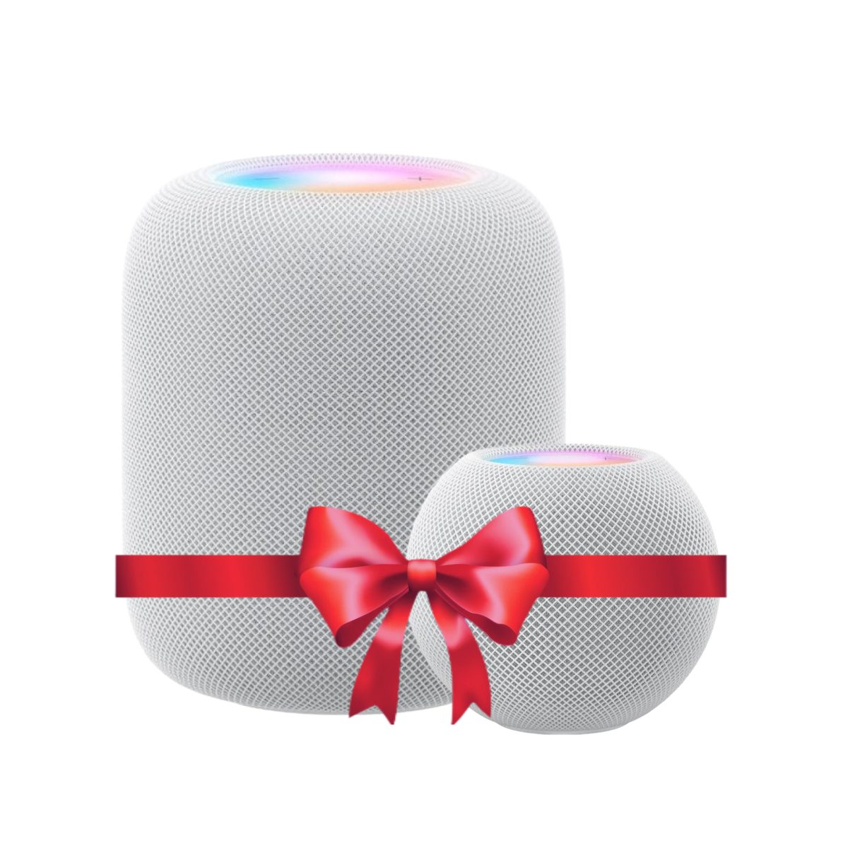 Apple Homepod (2Nd Generation) With Home Pod Mini Smart Speaker With Siri - White (Combo Offer)