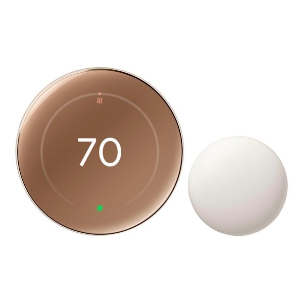 Google Nest Learning Thermostat (4th Gen) with Nest Temperature Sensor (2nd Gen)