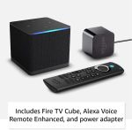 Amazon Fire TV Cube 3rd Gen 4K Ultra HD, Hands-free streaming device with Alexa, Wi-Fi 6E