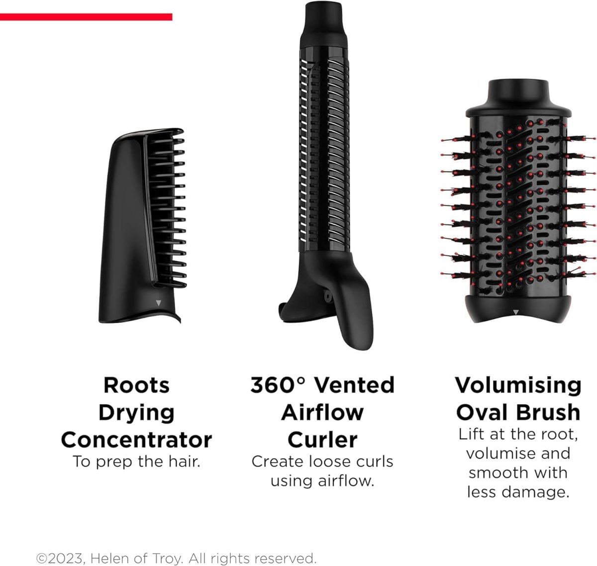 Revlon One-Step Blow-Dry Multi Styler - 3 In 1 Tool - Dry, Curl And Volumise With The 3 Interchangeable Attachments (Detachable Head, Curler, Dryer, Styler)...