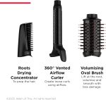 Revlon One-Step Blow-Dry Multi Styler - 3 in 1 Tool - Dry, curl and volumise with The 3 Interchangeable attachments (Detachable Head, Curler, Dryer, Styler)...