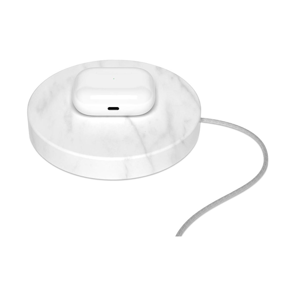 Eggtronic Wireless Charging Stone White Marble