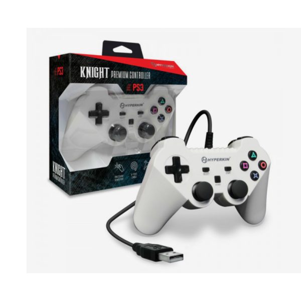 Hyperkin Knight White Controller For PS3