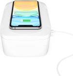 Eggtronic Mundus Charging Dock, 10W Fast Wireless Charger with Accessory Box
