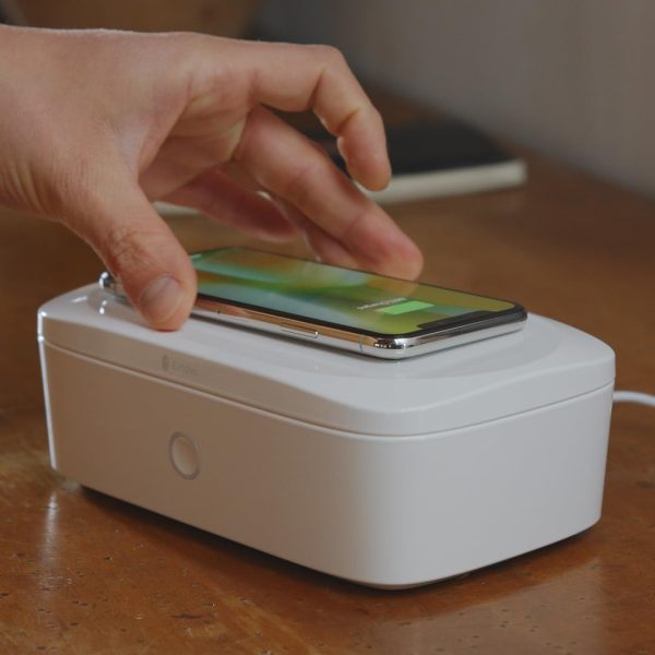 Eggtronic Mundus Charging Dock, 10W Fast Wireless Charger with Accessory Box