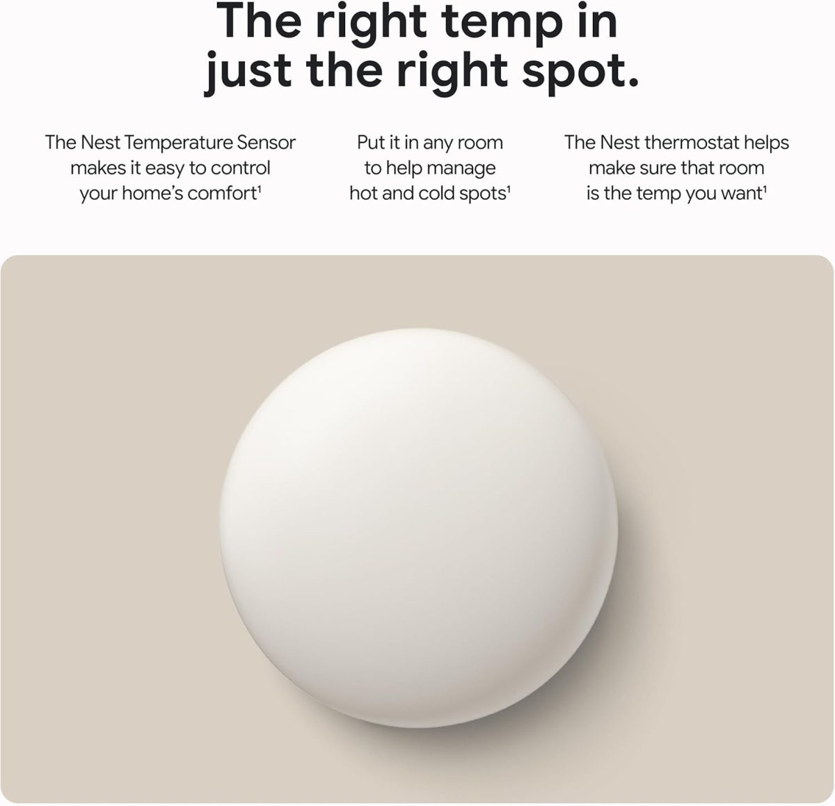 Google Nest Temperature Sensor (2Nd Gen)