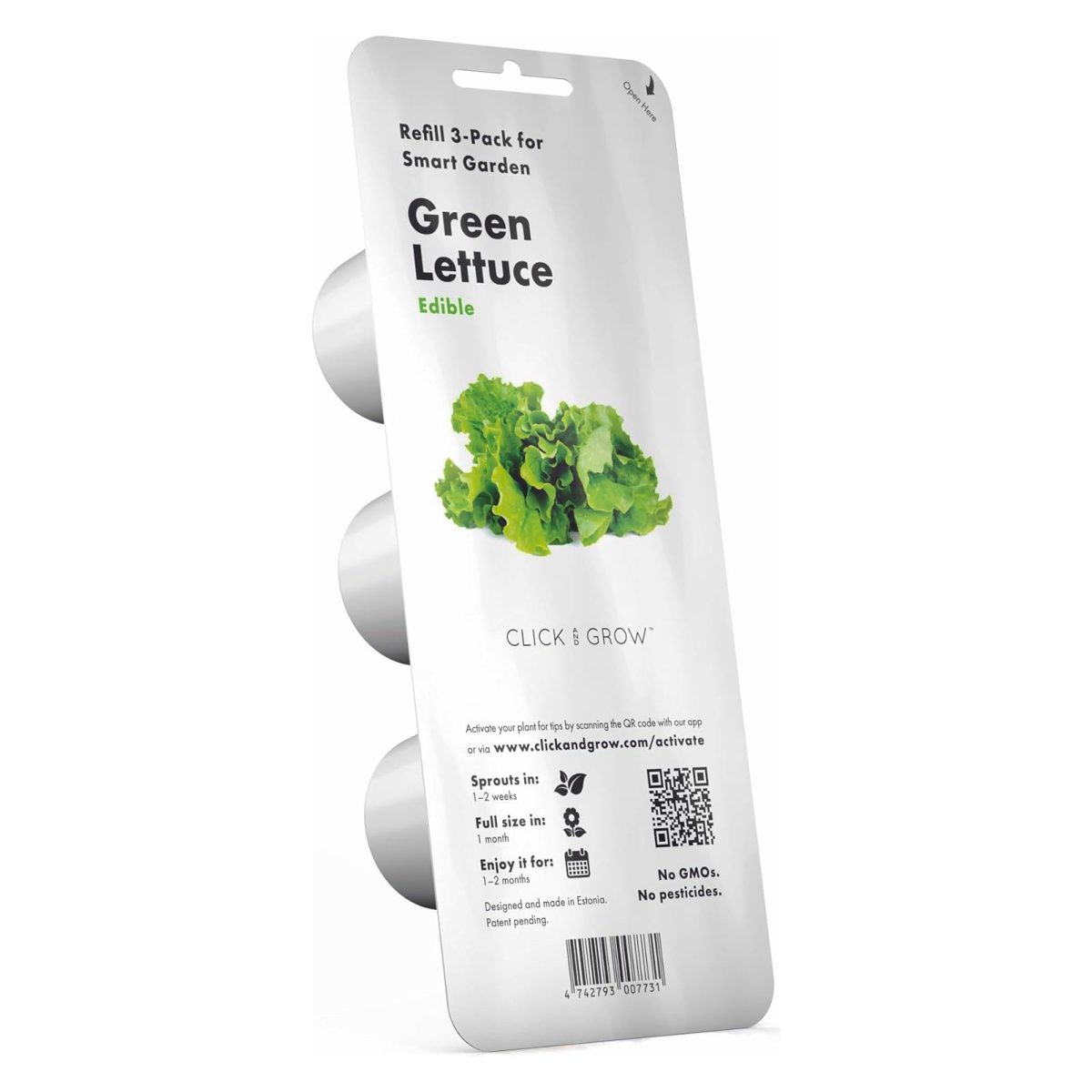 Click &Amp;Amp; Grow Green Lettuce Pods (Pack Of 3)