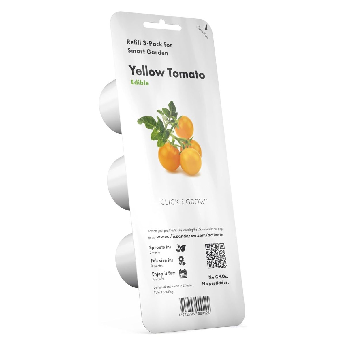 Click &Amp;Amp; Grow Yellow Mini Tomato Pods (Pack Of 3)