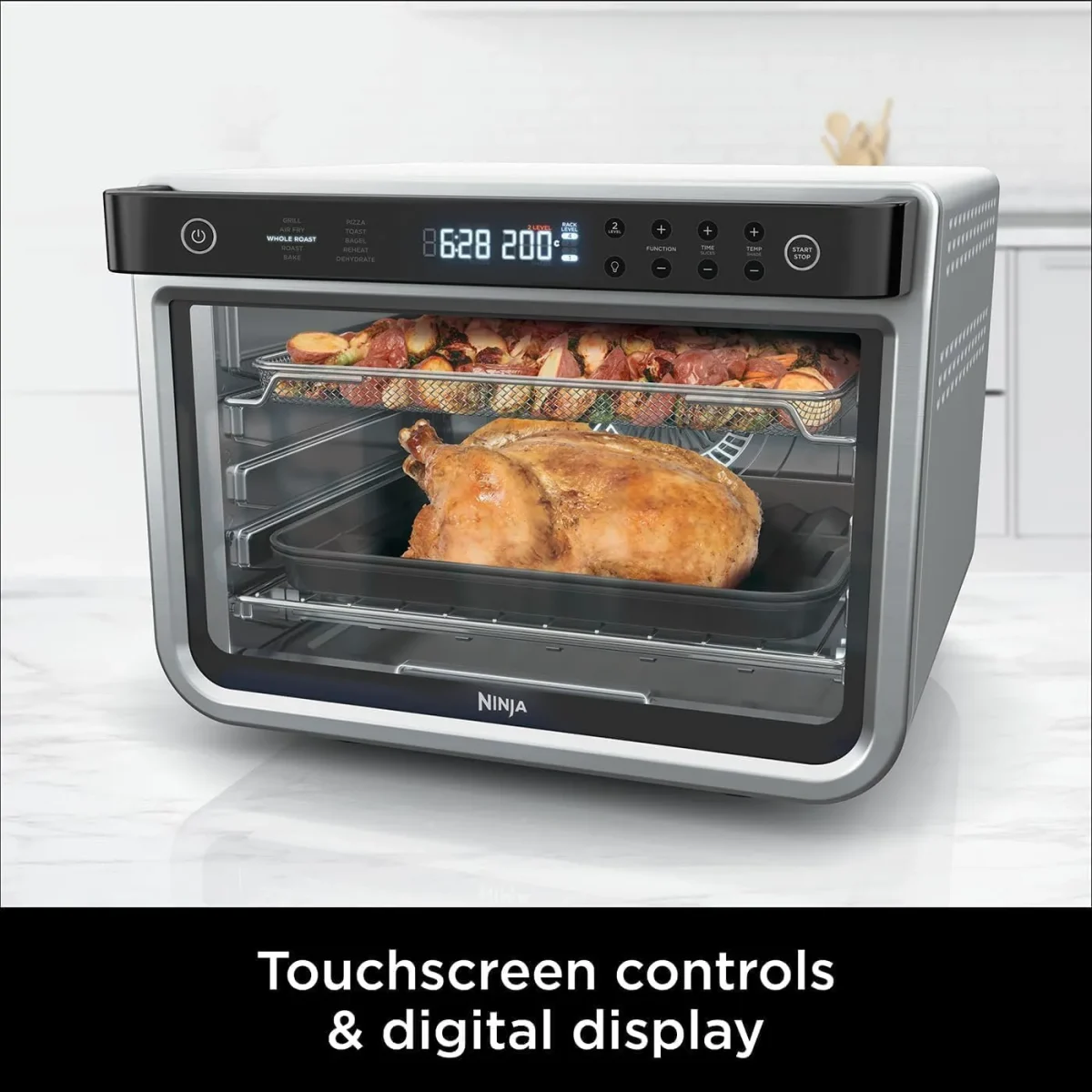 Ninja Foodi 10-In-1 Multifunction Oven Silverblack Dt200Me