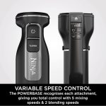Ninja Foodi 3-in-1 Hand Blender, Mixer & Chopper [CI100ME], 850W, Silver/black