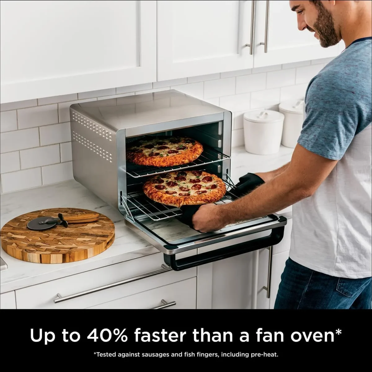Ninja Foodi 10-In-1 Multifunction Oven Silverblack Dt200Me