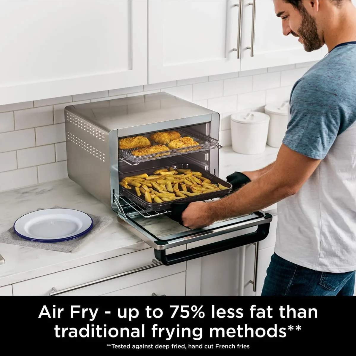 Ninja Foodi 10-In-1 Multifunction Oven Silverblack Dt200Me