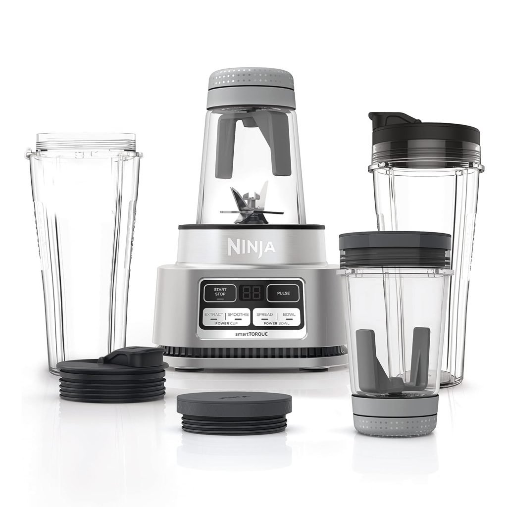 Ninja Foodi Power Nutri Blender 2-in-1, 1100W, Silver CB102ME