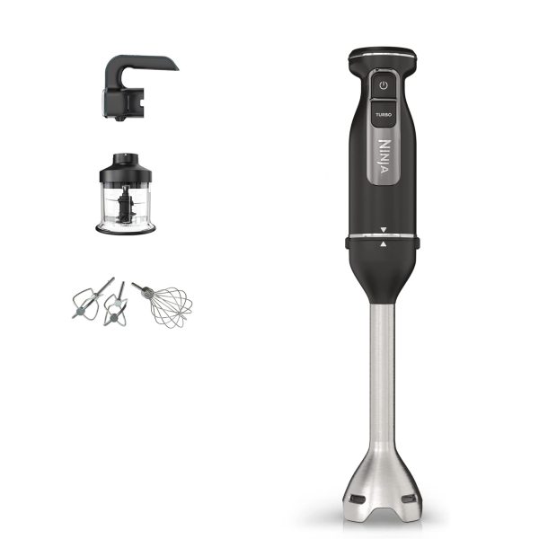 Ninja Foodi 3-in-1 Hand Blender, Mixer & Chopper [CI100ME], 850W, Silver/black