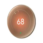 Google Nest Learning Thermostat (4th Gen) with Nest Temperature Sensor (2nd Gen) - Polished Gold GA05171