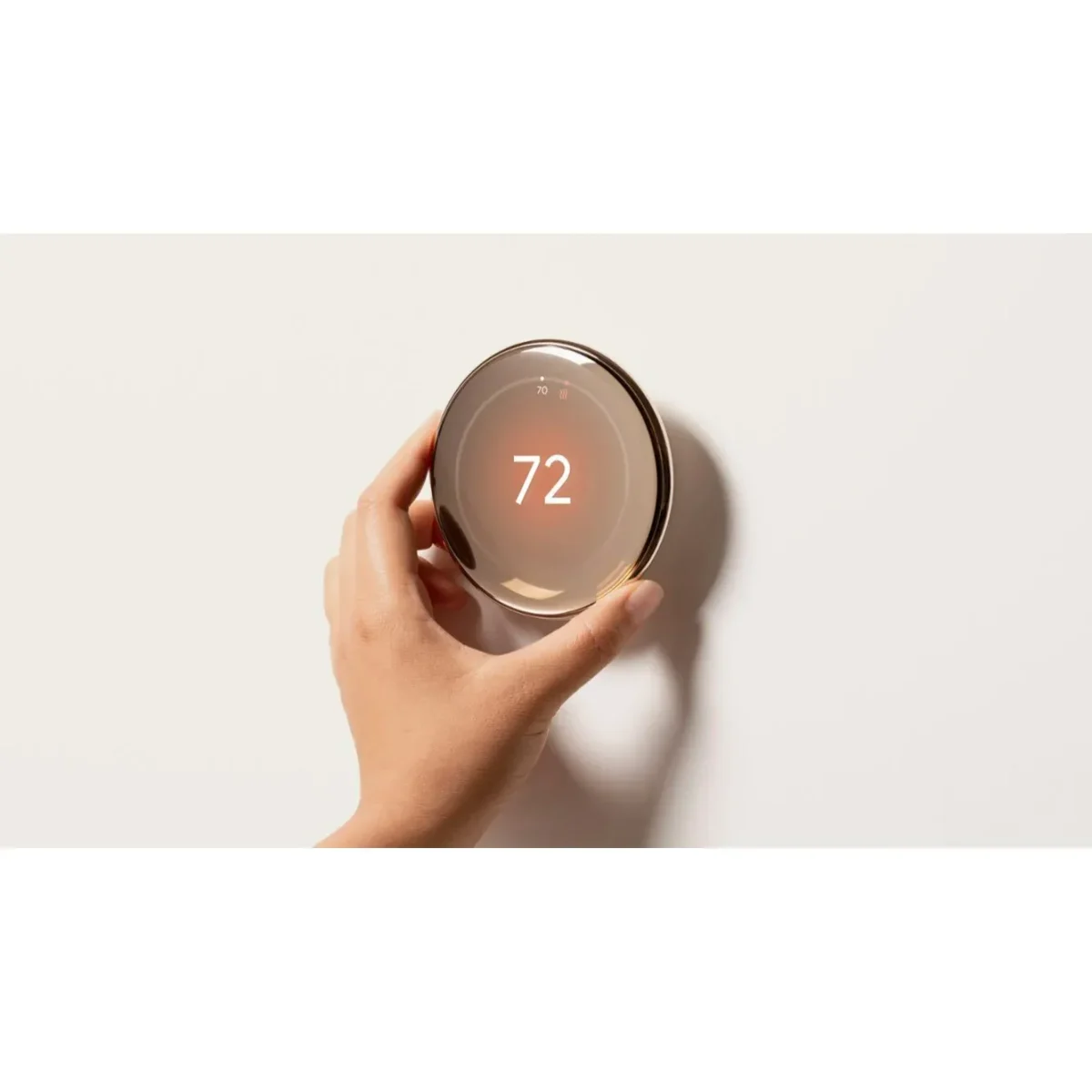 Google Nest Learning Thermostat (4Th Gen) With Nest Temperature Sensor (2Nd Gen) - Polished Gold Ga05171