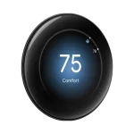 Google Nest Learning Thermostat (4th Gen) with Nest Temperature Sensor (2nd Gen) - Polished Obsidian