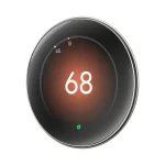 Google Nest Learning Thermostat (4th Gen) with Nest Temperature Sensor (2nd Gen) - Polished Silver GA05551