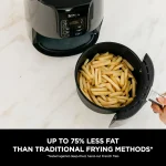 Ninja Air Fryer Af100ME, Roast, Reheat, Dehydrate, 3.8 L, 1550 Watts, Grey And Black