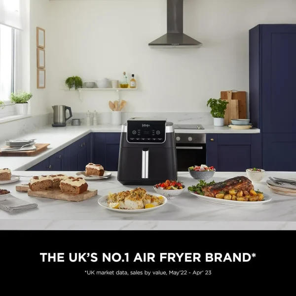 Ninja Air Fryer MAX PRO, 6.2L Black, AF180ME