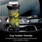 Ninja Blast Portable Blender, 530ml, Leakproof Lid & Sip Spout, Powerful Cordless Mini Blender - Black BC151MEBK