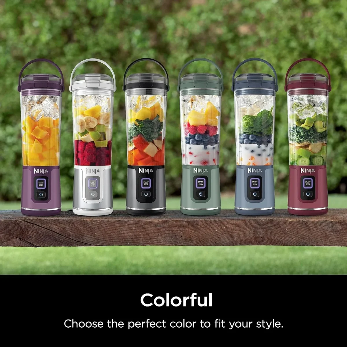 Ninja Blast Portable Blender, 530Ml, Leakproof Lid &Amp; Sip Spout, Powerful Cordless Mini Blender - Purple, Bc151Mepr