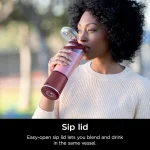 Ninja Blast Portable Blender, 530ml, Leakproof Lid & Sip Spout, Powerful Cordless Mini Blender - Purple, BC151MEPR