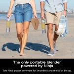 Ninja Blast Portable Blender, 530ml, Leakproof Lid & Sip Spout, Powerful Cordless Mini Blender - White BC151MEWH