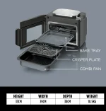 Ninja Combi 12-In-1 Multi-Cooker, Oven & Air Fryer 12.5L SFP700ME
