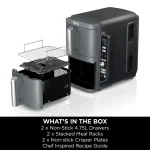 Ninja Double Stack XL Air Fryer 9.5L SL400ME